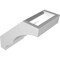 Ekena Millwork 4-in. W x 6-in. D x 6-in. H Balboa Architectural Grade PVC Knee Brace BRCP04X06X06BOA - alternate 4